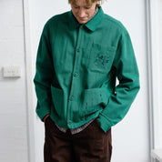 Pass~Port Shop Rules Painters Jacket - Prussian Green