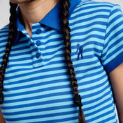 Pass~Port Striped Baby Polo - Blue