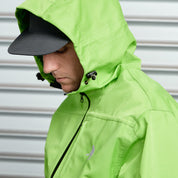 Pass~Port Workers Rain Jacket - Chartreuse