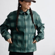 Pass~Port Workers Plaid Jacket - Hunter Green