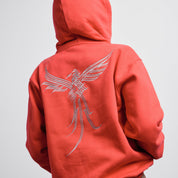 Pass~Port Calligraphy Zip Hood - Red