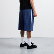 Pass~Port Leagues Club Short - Side Stripe Navy