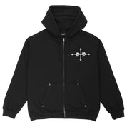 Pass~Port Gauntlets Zip Hood - Black