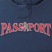 Pass~Port Official Contrast Hood - Washed Navy