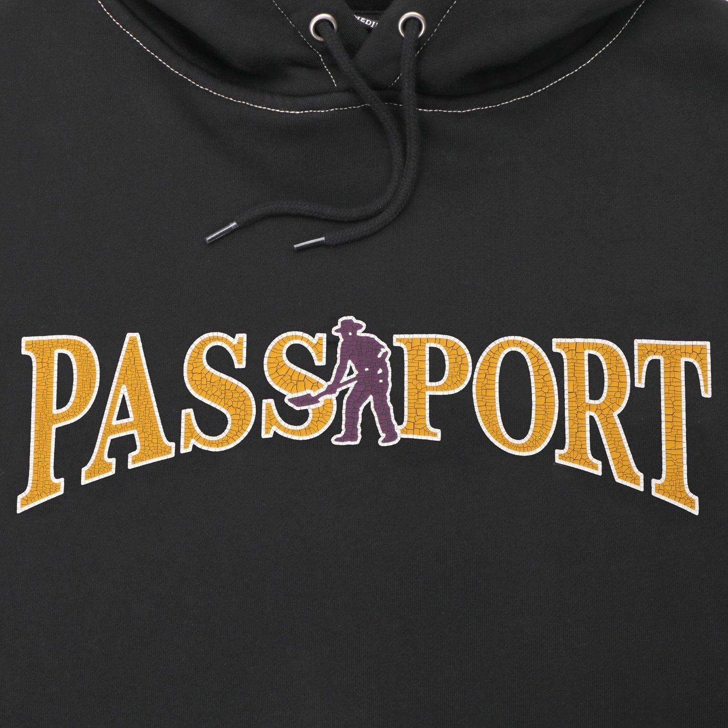 Pass~Port Official Contrast Hood - Washed Black