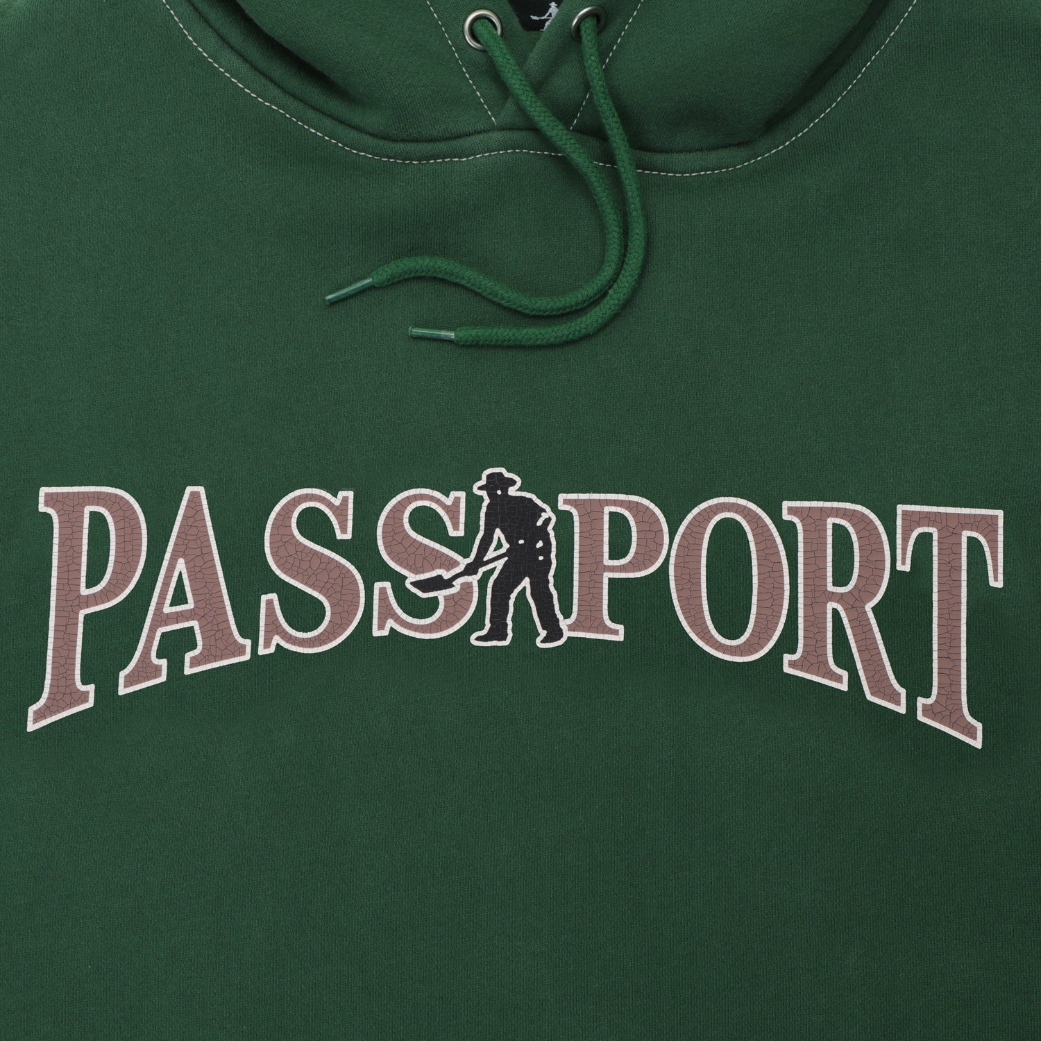 Pass~Port Official Contrast Hood - Washed Forest Green
