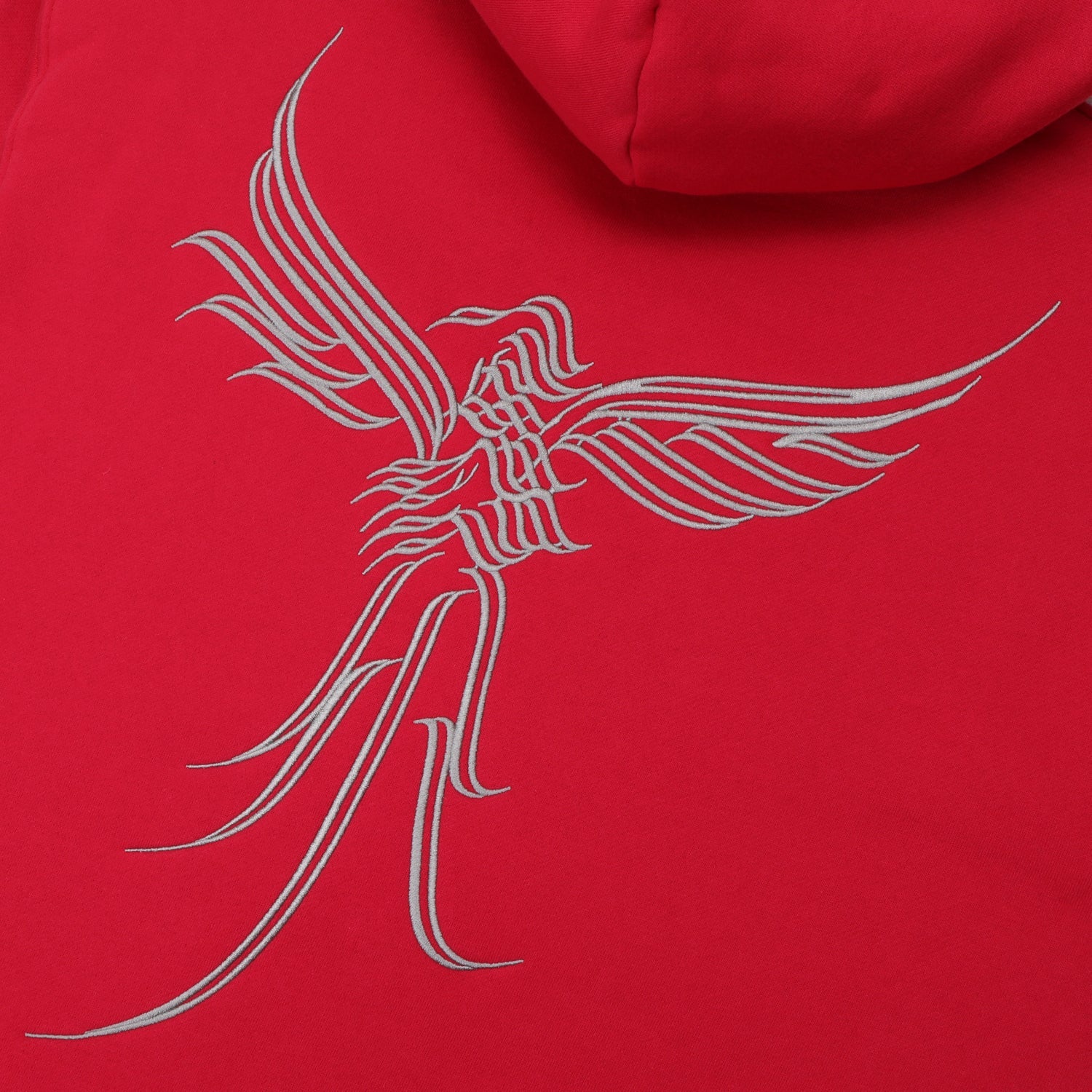 Pass~Port Calligraphy Zip Hood - Red