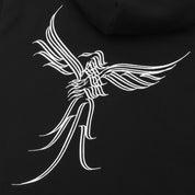 Pass~Port Calligraphy Zip Hood - Black