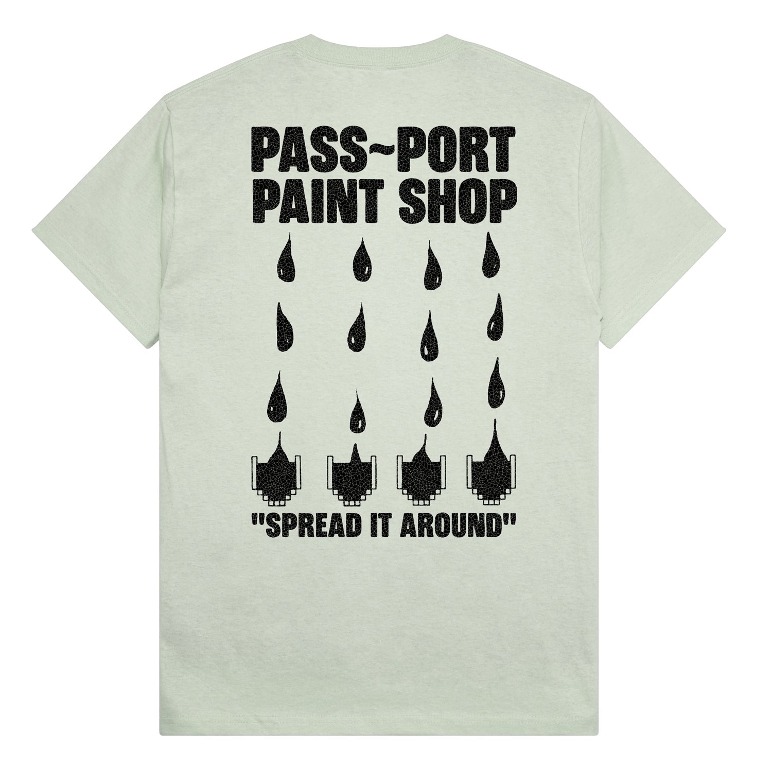 Pass~Port Shop Rules Tee - Harbour Grey