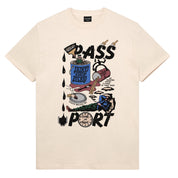 Pass~Port Shop Rules Tee - Natural