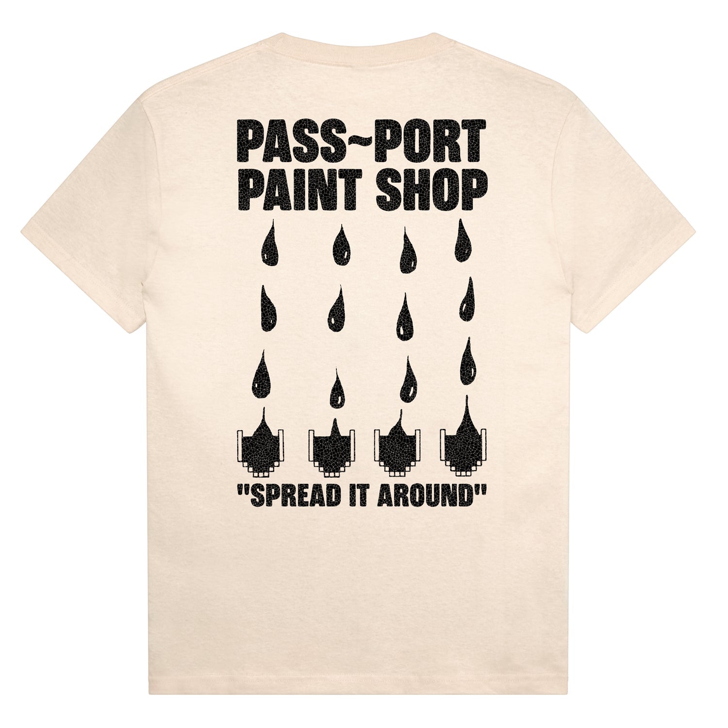 Pass~Port Shop Rules Tee - Natural