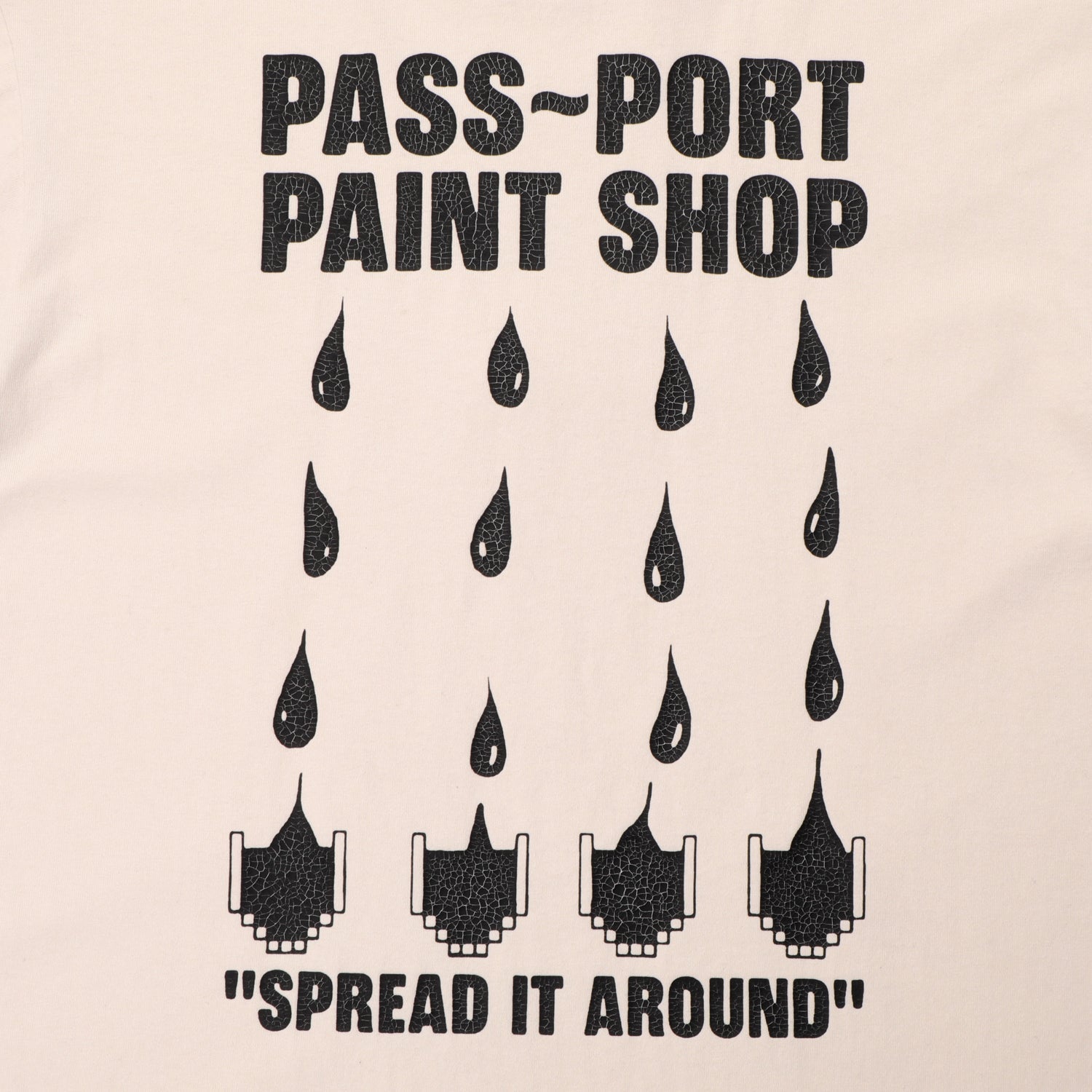 Pass~Port Shop Rules Tee - Natural