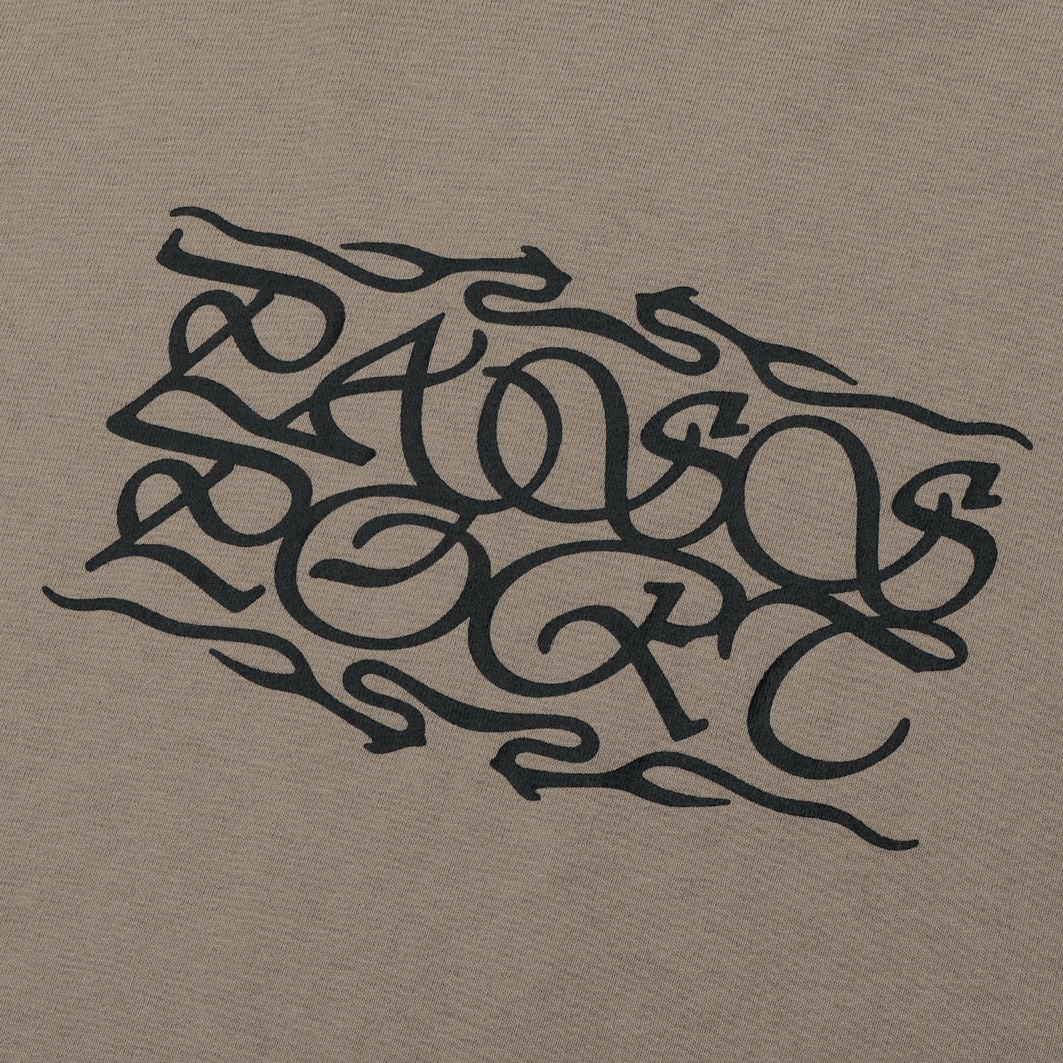 Pass~Port Calligraphy Tee - Khaki