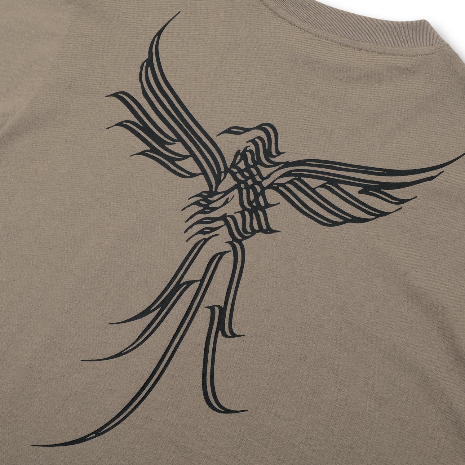 Pass~Port Calligraphy Tee - Khaki