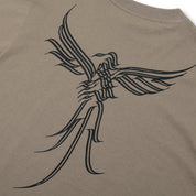 Pass~Port Calligraphy Tee - Khaki