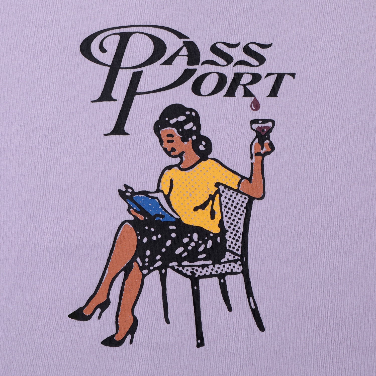 Pass~Port Minimal Output Tee - Lavender