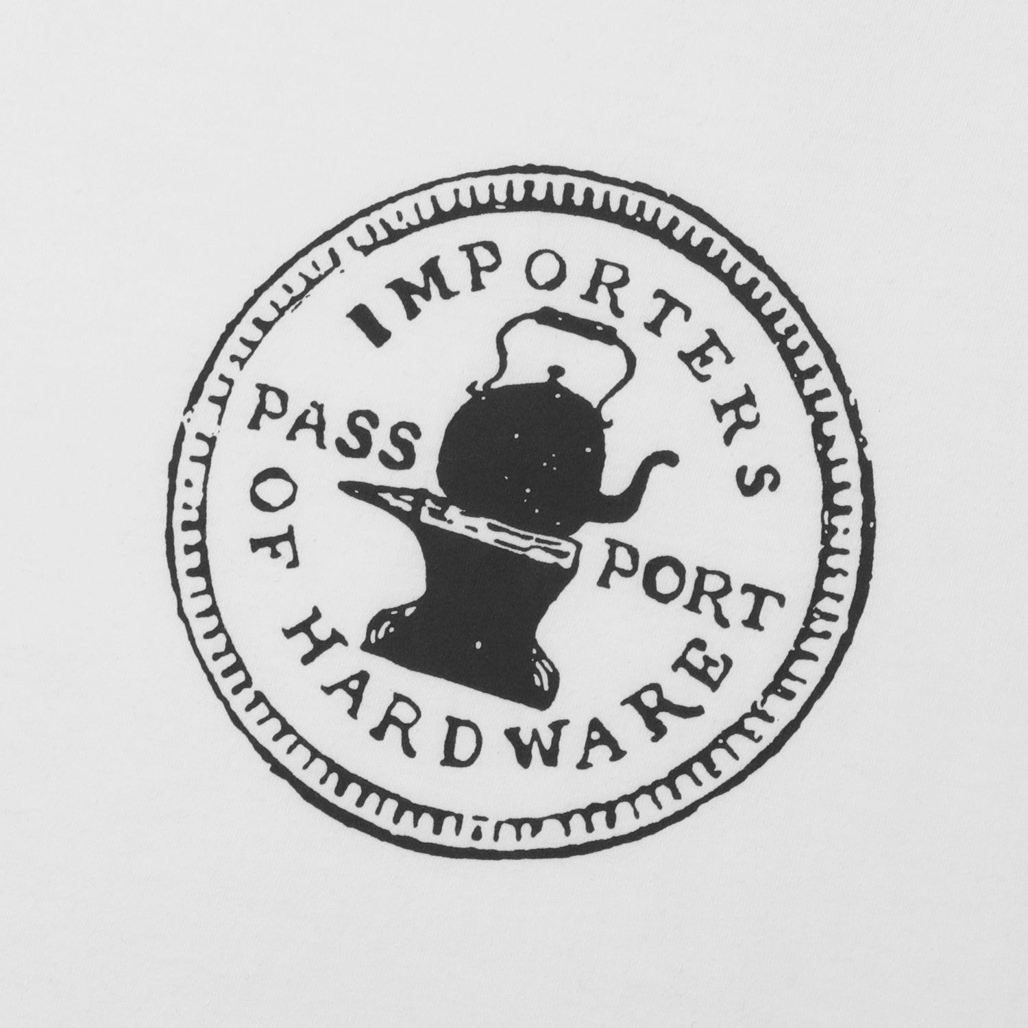 Pass~Port Importer Tee - White