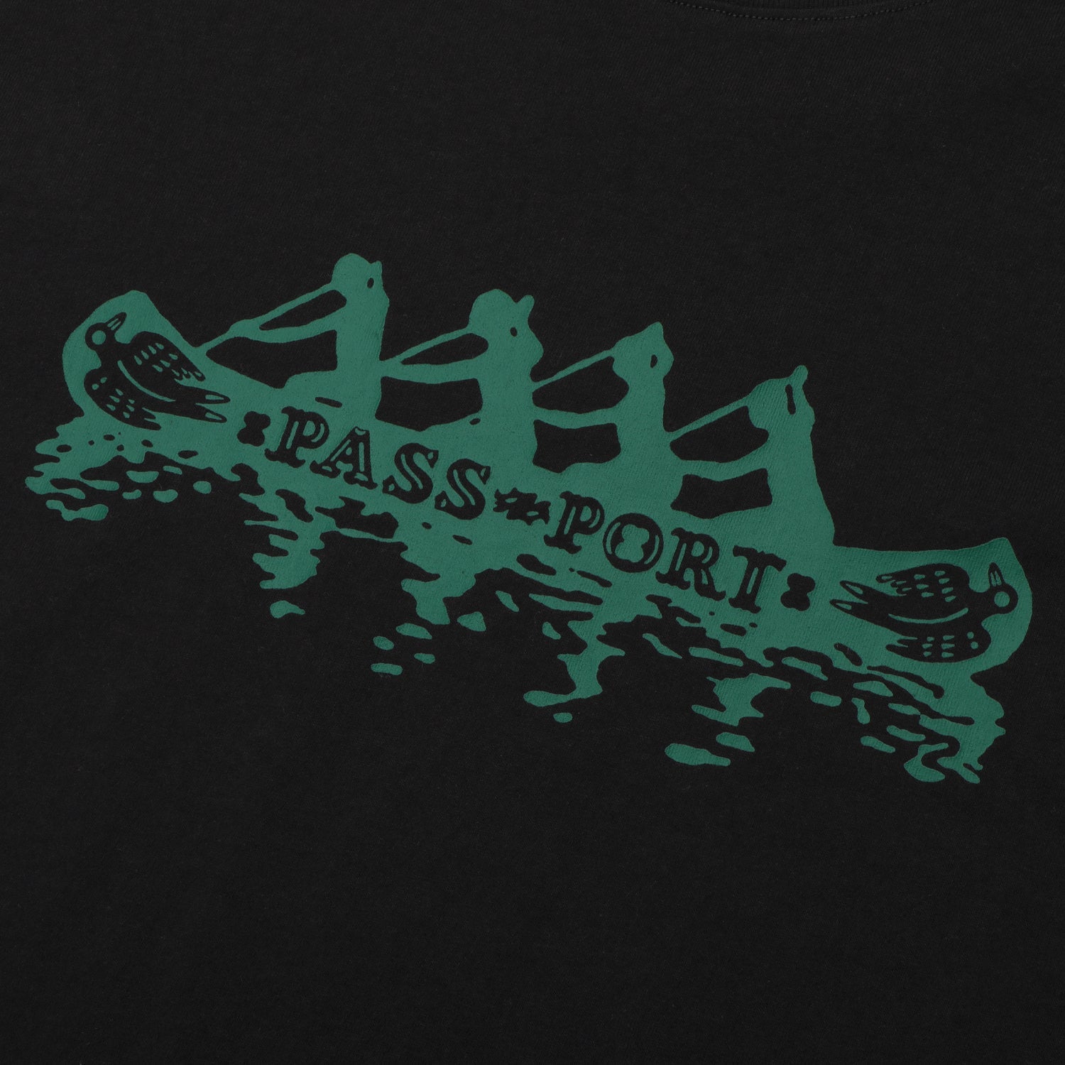 Pass~Port Canoe Tee - Black