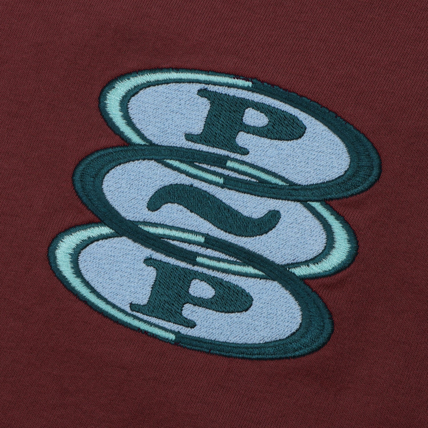 Pass~Port Hoops Tee - Maroon