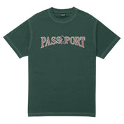 Pass~Port Official Contrast Tee - Washed Forest Green