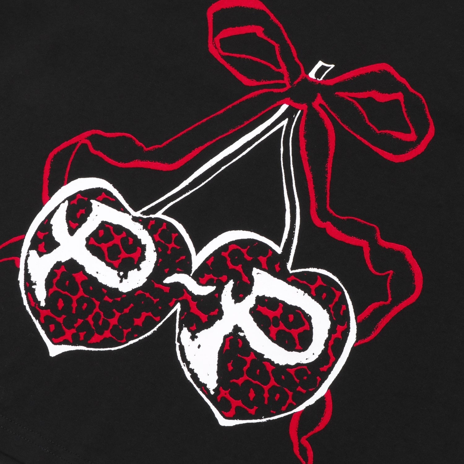Pass~Port Cherries Baby Tee - Black