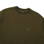 Pass~Port Solid Workers Sweater - Dark Olive