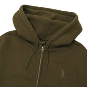 Pass~Port Solid Workers Zip Hood - Dark Olive
