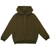 Pass~Port Solid Workers Zip Hood - Dark Olive