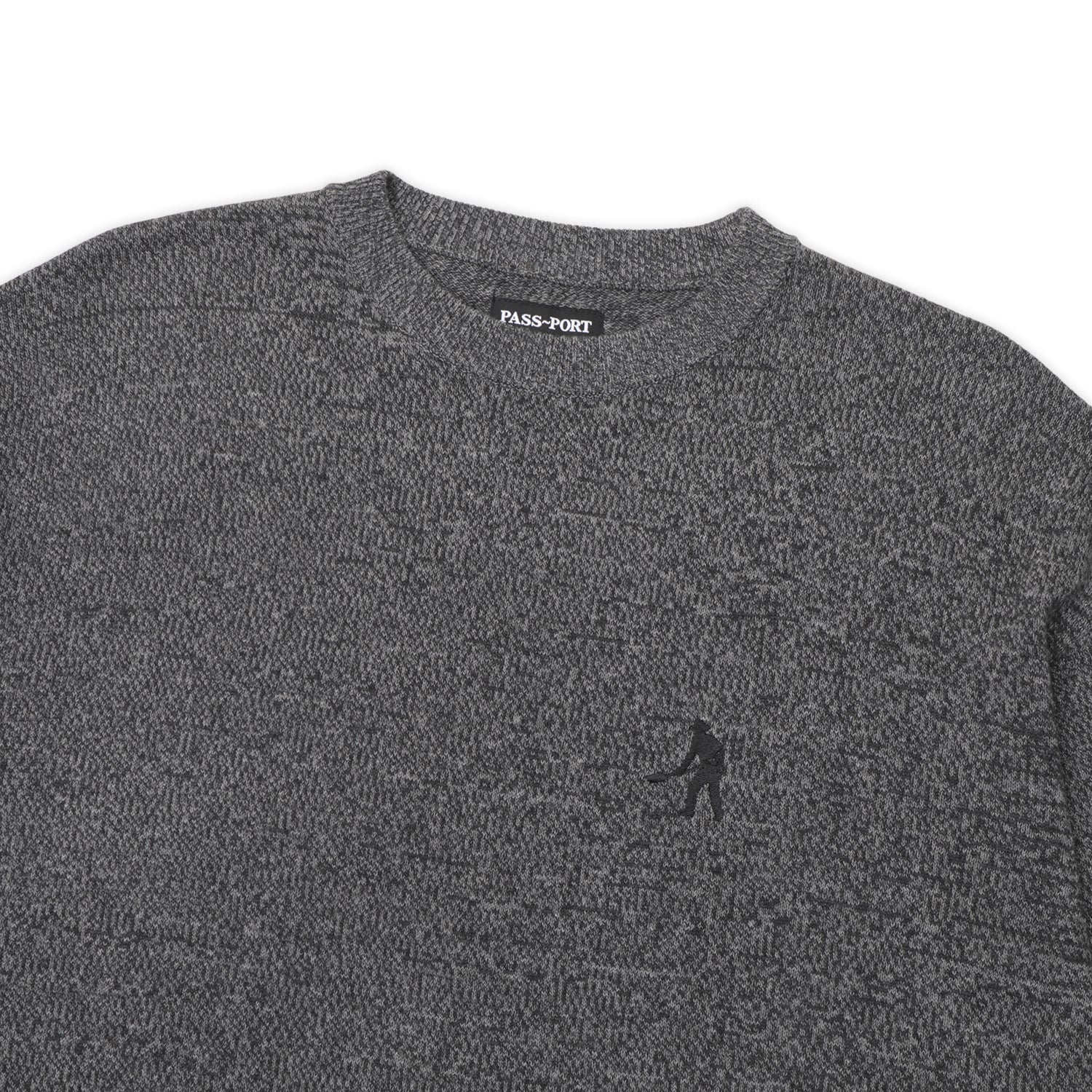 Pass~Port Heather Knit Sweater - Black