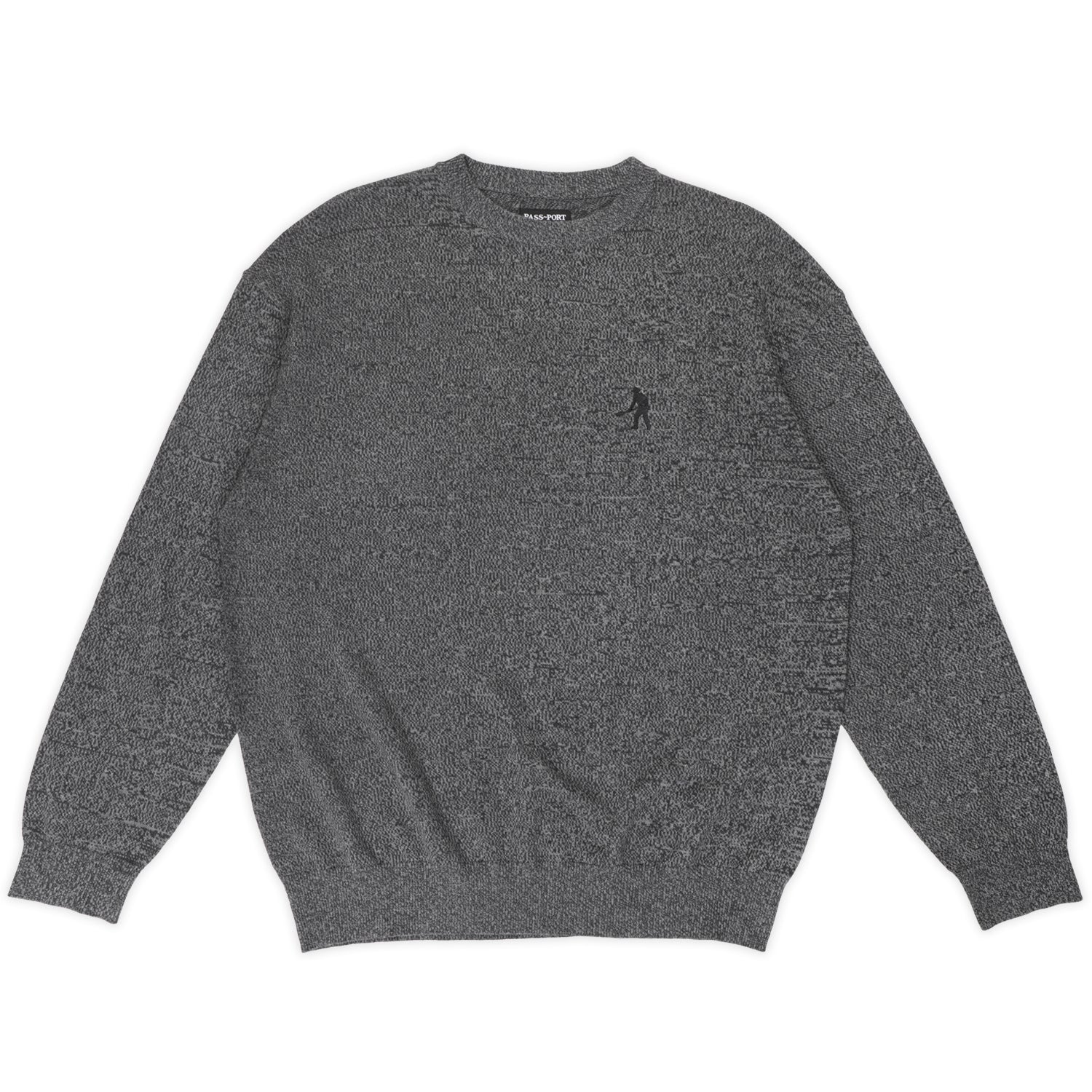 Pass~Port Heather Knit Sweater - Black