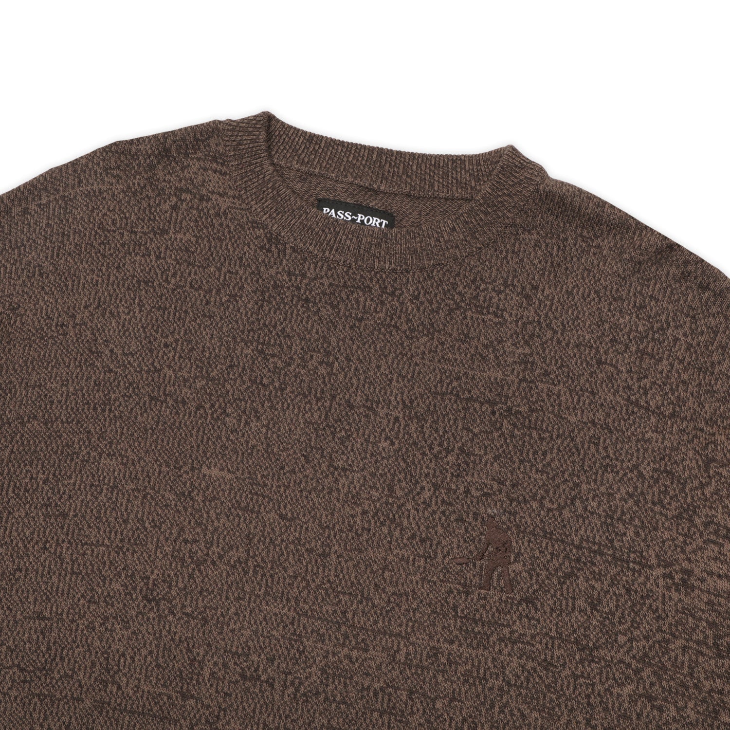Pass~Port Heather Knit Sweater - Brown