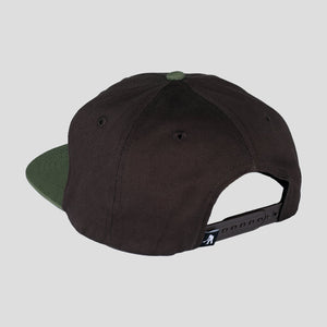 Pass~Port Coiled Workers Cap - Military Green / Chocolate