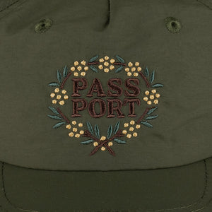 Pass~Port Wattle RPET Workers Cap - Military / Chocolate