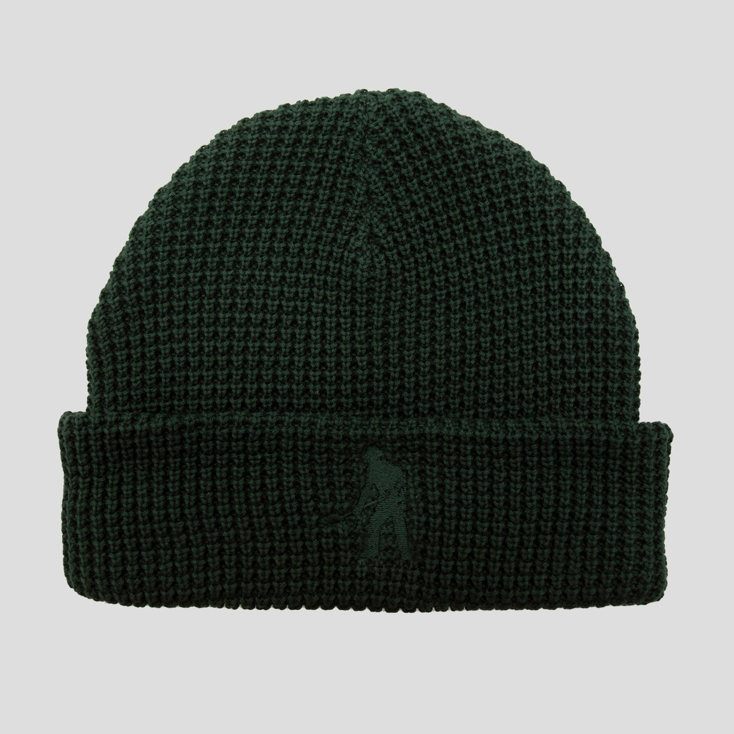 Pass~Port Organic Waffle Knit Beanie - Dark Green