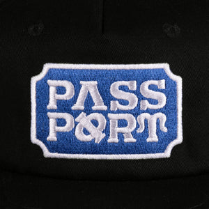 Pass~Port Yearbook Logo Workers Cap - Black