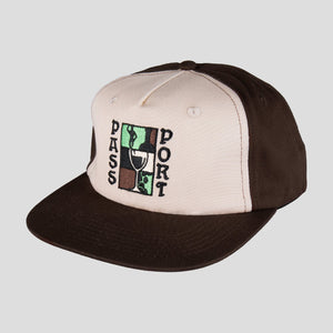 Pass~Port Dine Em' Workers Cap - Chocolate / Off White