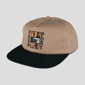 Pass~Port Dine Em' Workers Cap - Black / Sand