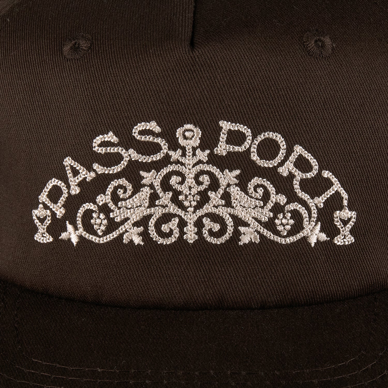 Pass~Port Vineyard Birds Workers Cap - Chocolate