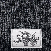 Pass~Port Edible Flowers Beanie - Black / White Speckle