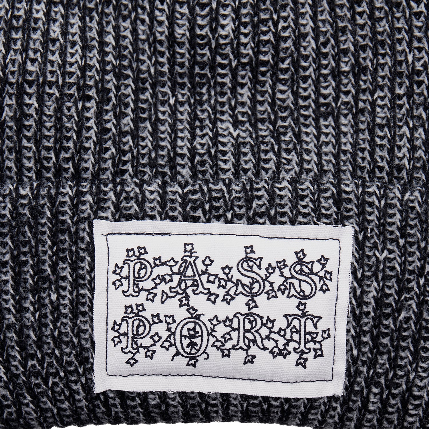 Pass~Port Edible Flowers Beanie - Black / White Speckle