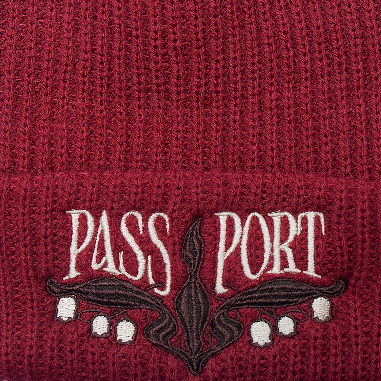 【PASS〜PORT】Lily of The Valley Beanie ユニセックス Pass~Port Lily of The Valley Beanie - Dark Green – Pass~Port USA