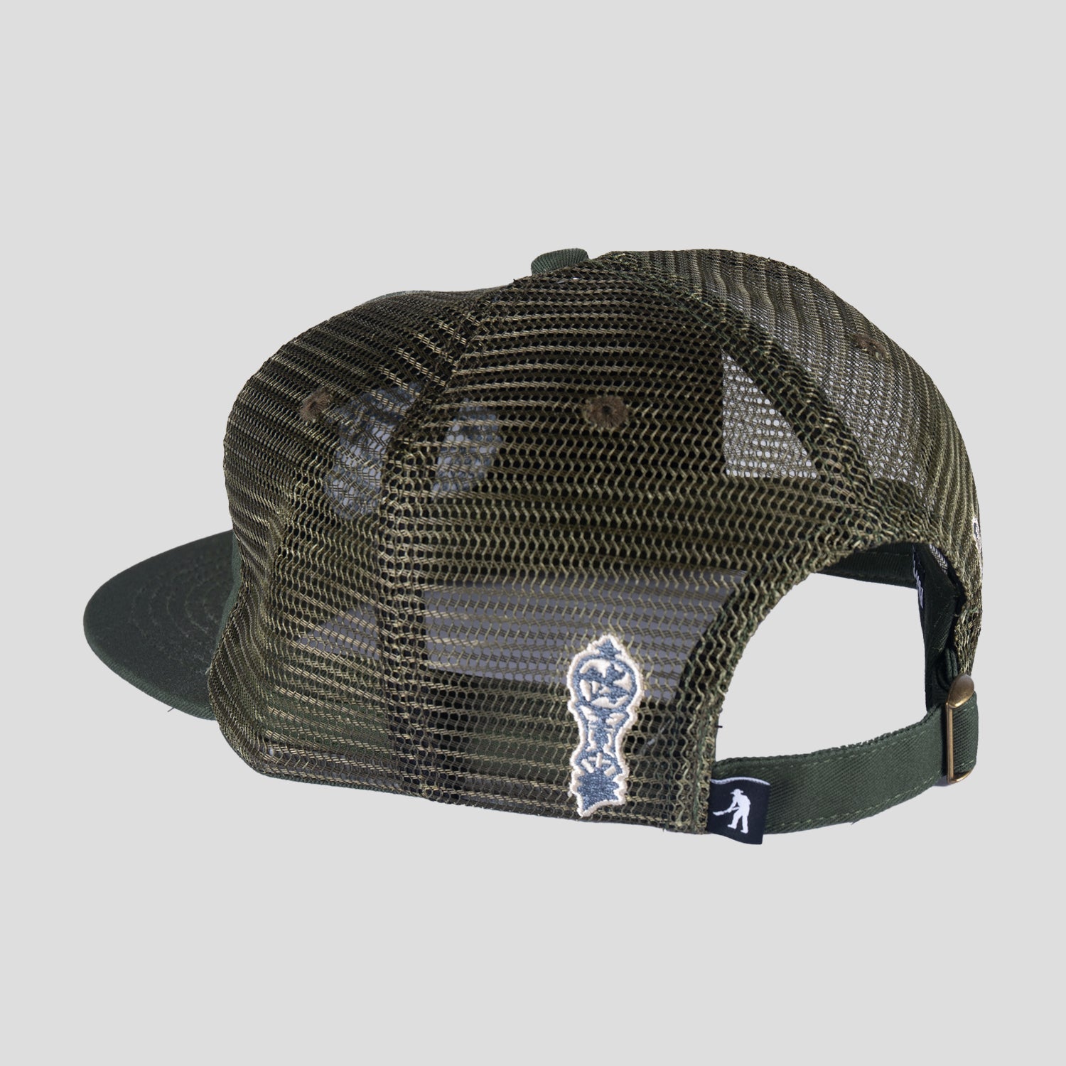Pass~Port Fretworks Workers Trucker - Elm