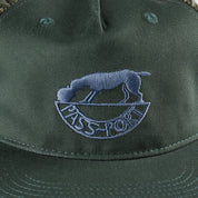 Pass~Port Fretworks Workers Trucker - Elm