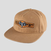 Pass~Port Ram Heavy Canvas Workers Cap - Camel