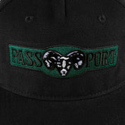 Pass~Port Ram Heavy Canvas Workers Cap - Black