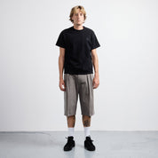 Pass~Port Leagues Club Short - Side Stripe Grey