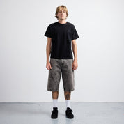 Pass~Port Workers Club 3/4 Jean Short - Acid Grey