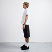 Pass~Port Workers Club 3/4 Jean Short - Faded Wash Black
