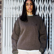 Pass~Port Solid Workers Sweater - Washed Bark