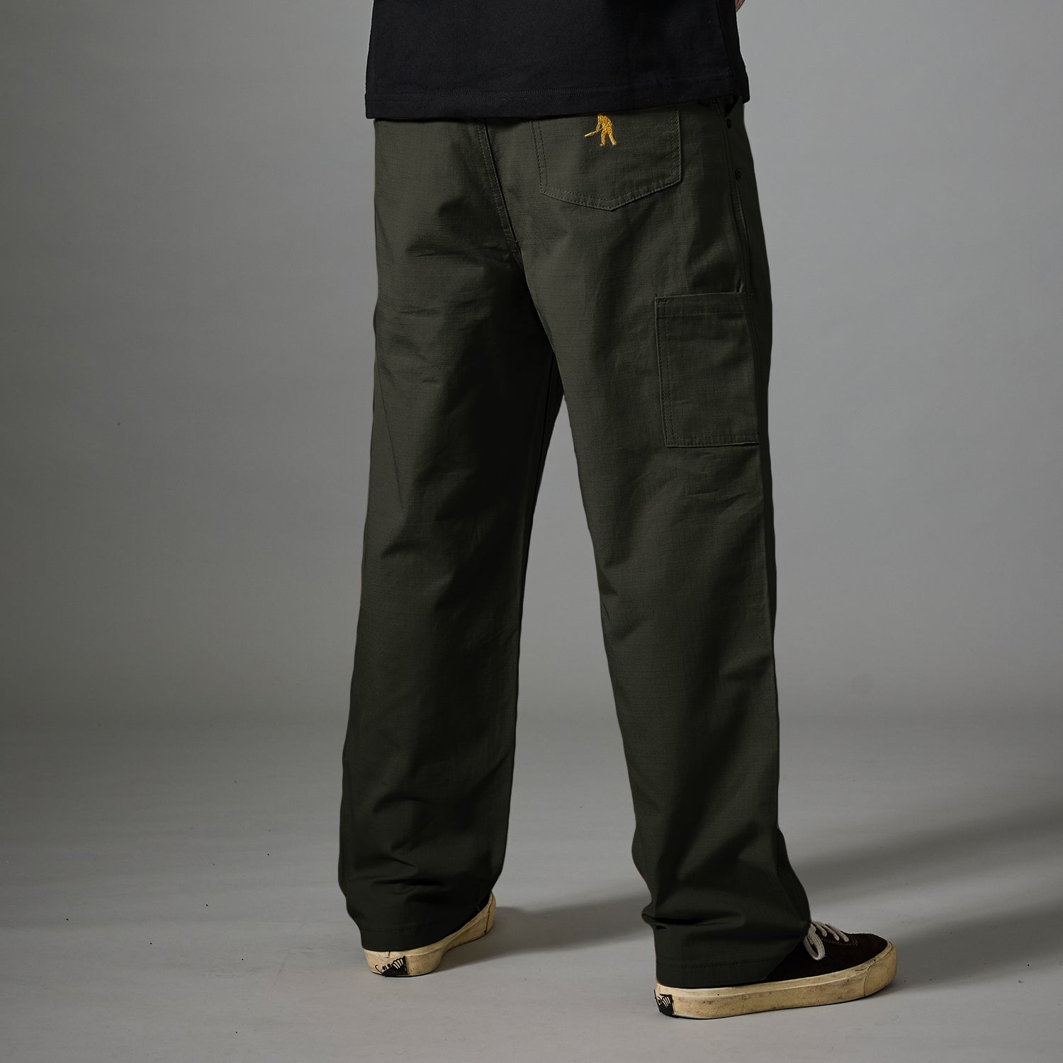 Pass~Port Ripstop Double Knee Diggers Club Pant - Dark Green